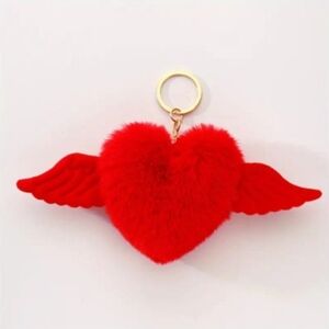 Bless Your Heart Red Keychain